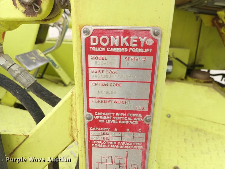image for item OA9190 Donkey D12-4K  forklift
