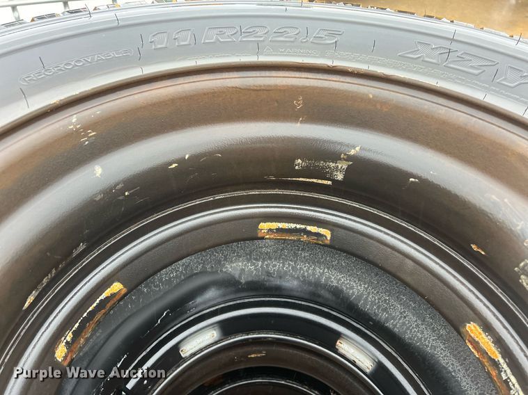 image for item OA9222 (4) 11R22.5 tires and wheels