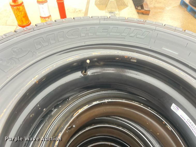 image for item OA9223 (4) Michelin 11R22.5 tires and wheels