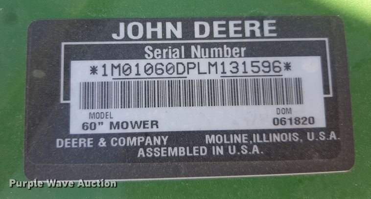 image for item OF9603 John Deere AutoConnect 60D  mower deck