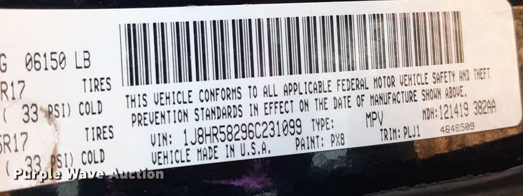 image for item OF9609 2006 Jeep Grand Cherokee  SUV