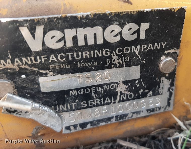 image for item OF9611 1994 Vermeer TS20  skid steer tree spade