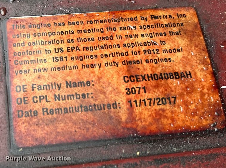 image for item OK9786 2012 Freightliner S2C  shuttle bus