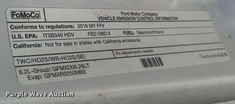 image for item OL9147 2016 Ford F250 Super Duty  Crew Cab pickup truck