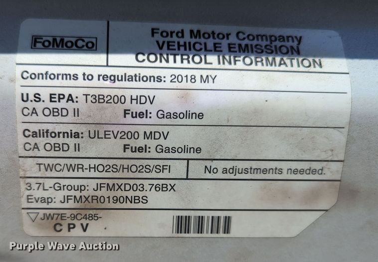 image for item OL9148 2018 Ford Transit 150  van