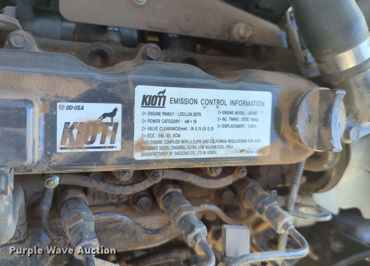 image for item OL9150 Kioti Mec2200  utility vehicle