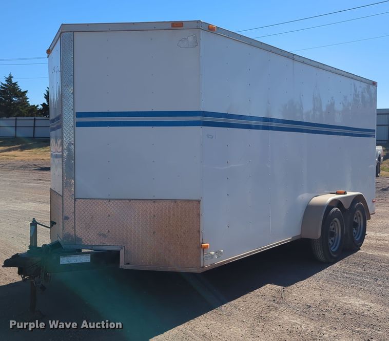 image for item OL9163 2015 Covered Wagon  enclosed cargo trailer