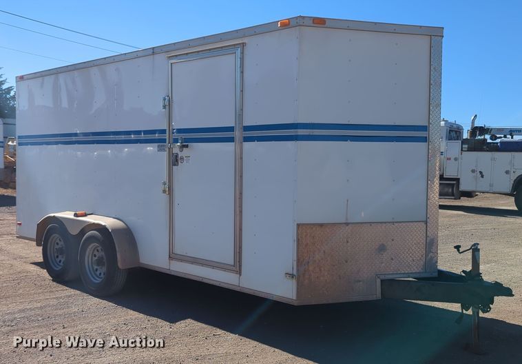 image for item OL9163 2015 Covered Wagon  enclosed cargo trailer