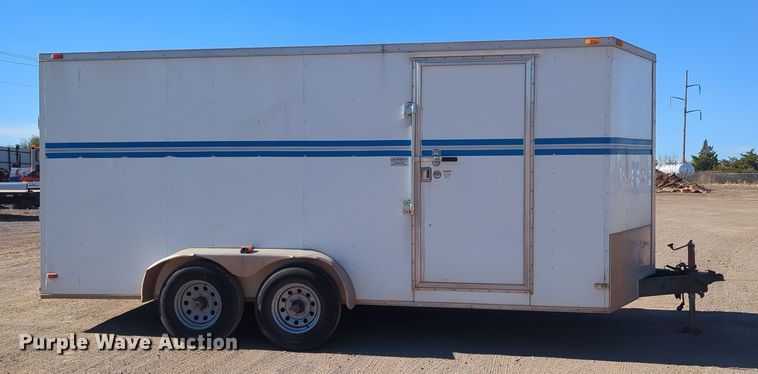 image for item OL9163 2015 Covered Wagon  enclosed cargo trailer
