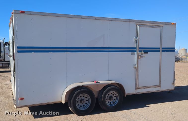 image for item OL9163 2015 Covered Wagon  enclosed cargo trailer