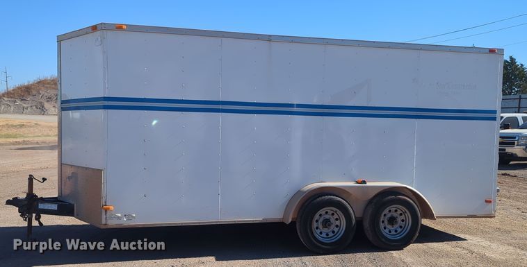image for item OL9163 2015 Covered Wagon  enclosed cargo trailer