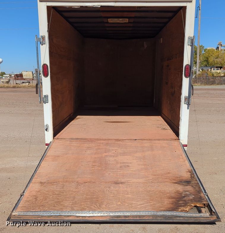 image for item OL9163 2015 Covered Wagon  enclosed cargo trailer