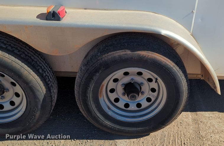 image for item OL9163 2015 Covered Wagon  enclosed cargo trailer