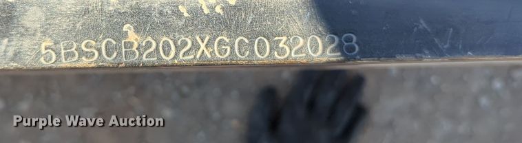 image for item OL9164 2016 Horse Creek  flatbed trailer