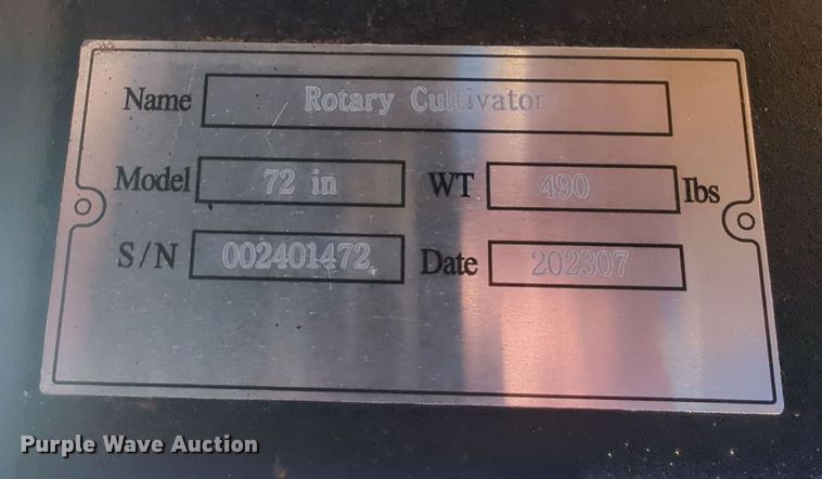 image for item OL9195 2023  skid steer tiller