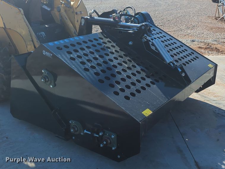 image for item OL9197 2023 TopCat ECSSLR72  skid steer landscape rake