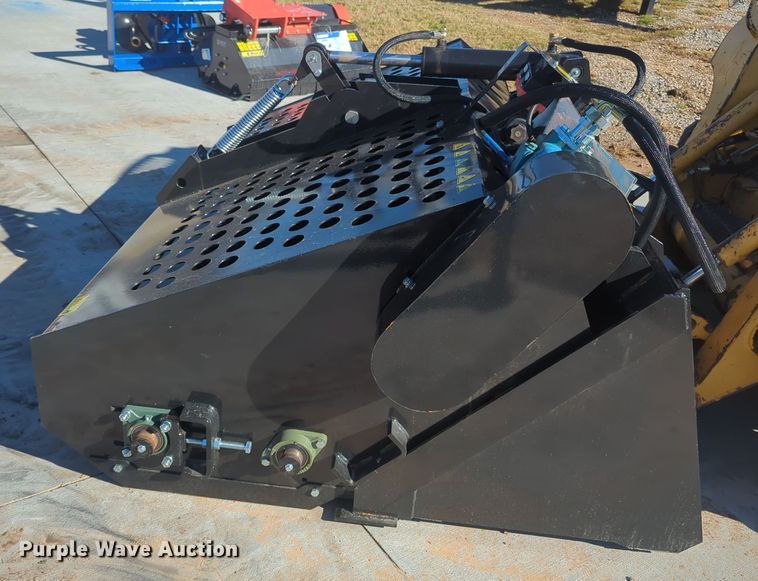 image for item OL9197 2023 TopCat ECSSLR72  skid steer landscape rake