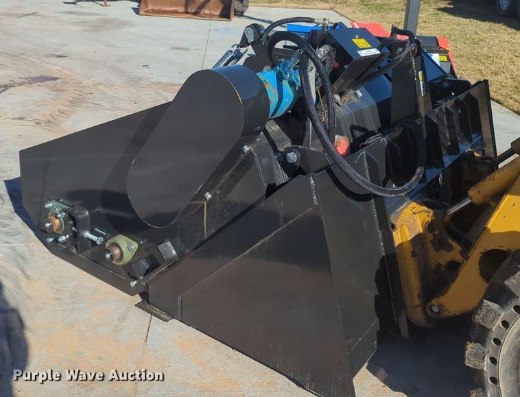 image for item OL9197 2023 TopCat ECSSLR72  skid steer landscape rake