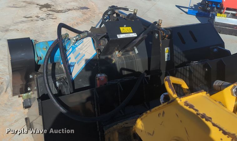 image for item OL9197 2023 TopCat ECSSLR72  skid steer landscape rake