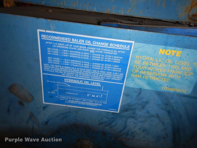 image for item OL9360 Balemaster 372AJLPUXZ9Z  horizontal baler