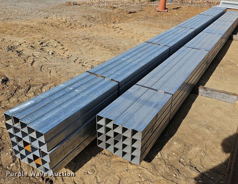 image for item OL9398 (45) galvanized square tubing