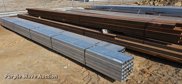 image for item OL9398 (45) galvanized square tubing