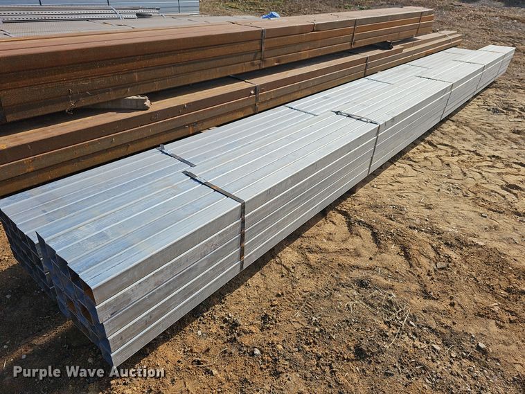 image for item OL9398 (45) galvanized square tubing