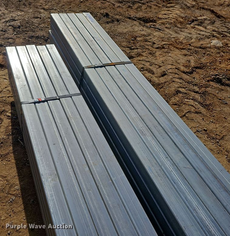 image for item OL9398 (45) galvanized square tubing