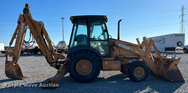 image for item DJ6376 2004 Case 590 Super M Series 2  backhoe