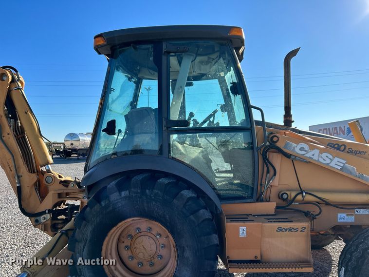 image for item DJ6376 2004 Case 590 Super M Series 2  backhoe