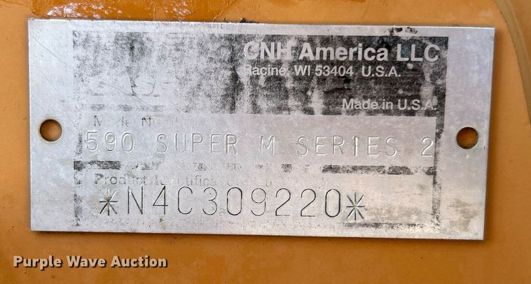 image for item DJ6376 2004 Case 590 Super M Series 2  backhoe