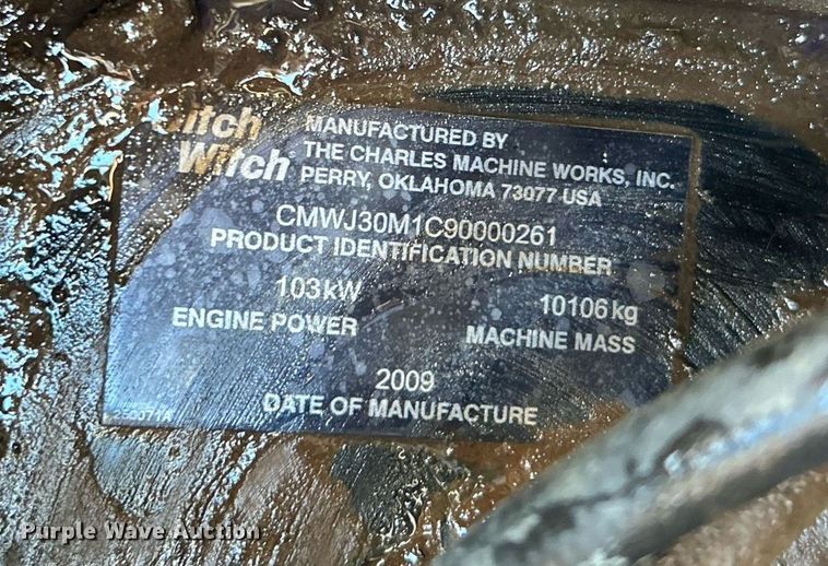 image for item DJ6393 2009 Ditch Witch JT3020 Mach 1  directional boring unit