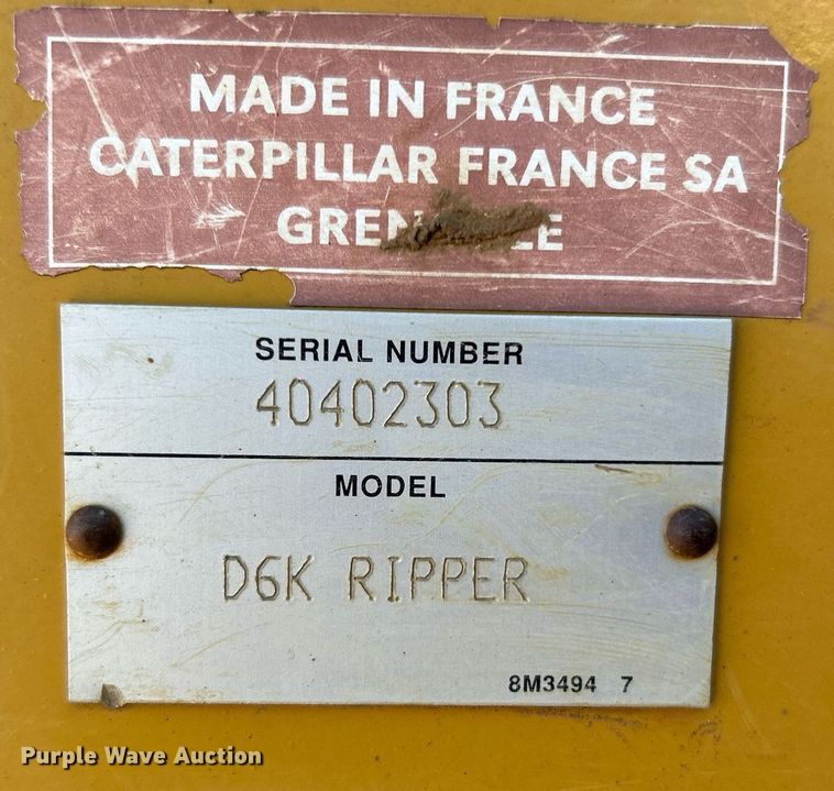 image for item DJ6458 2012 Caterpillar D6KXL  dozer