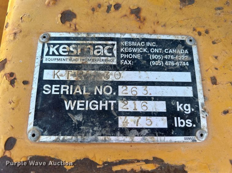 image for item DJ6495 Kesmac KTR30  single drum roller