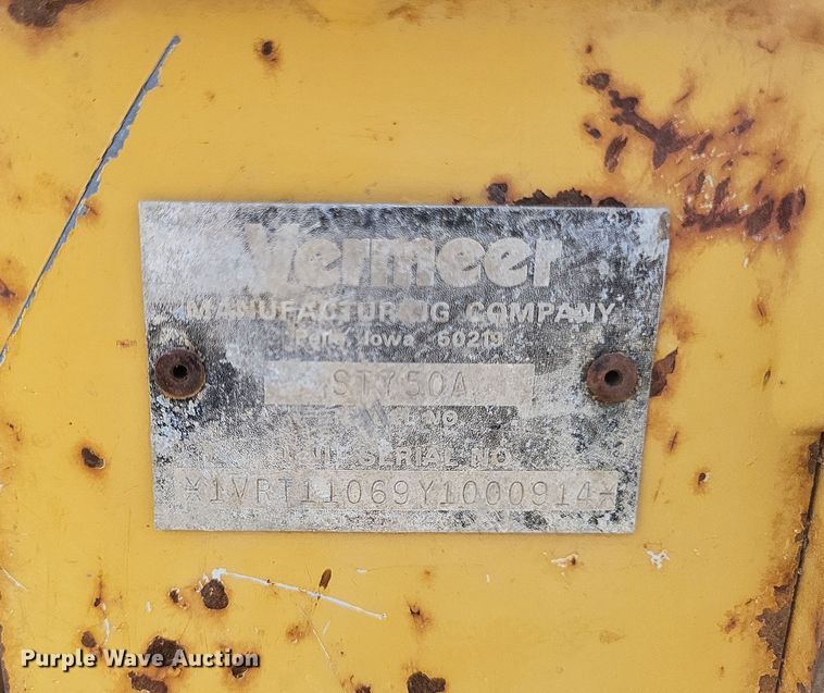 image for item DK1173 2000 Vermeer ST750A  mud mixer