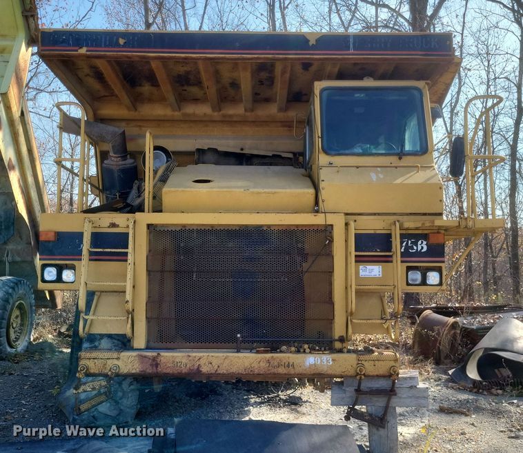 image for item DK1178 1994 Caterpillar 775B  haul truck