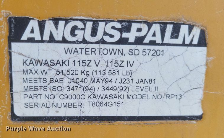image for item DK1191 Kawasaki 115ZV  wheel loader