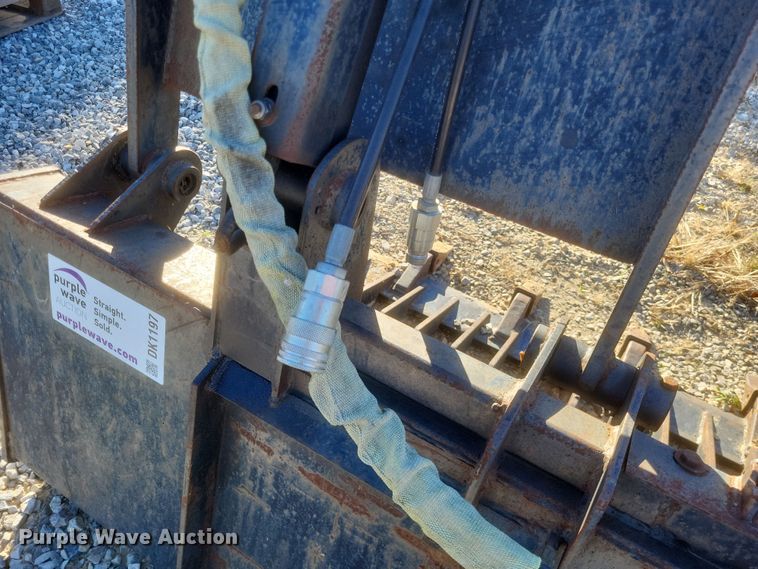 image for item DK1197 79" W skid steer rock grapple bucket