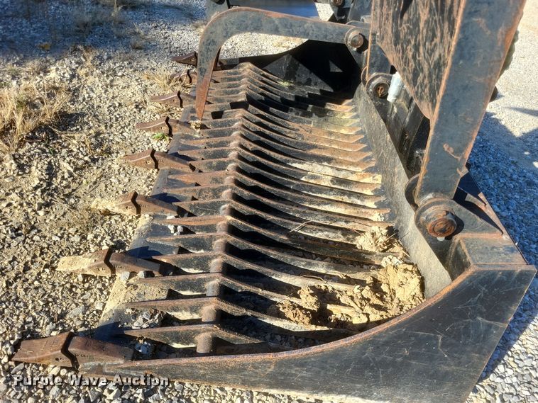 image for item DK1197 79" W skid steer rock grapple bucket