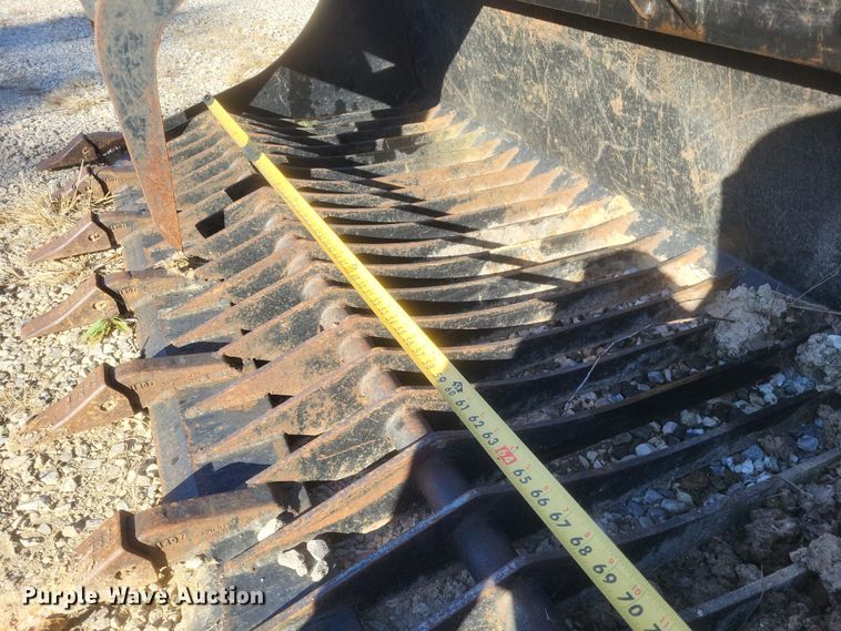 image for item DK1197 79" W skid steer rock grapple bucket