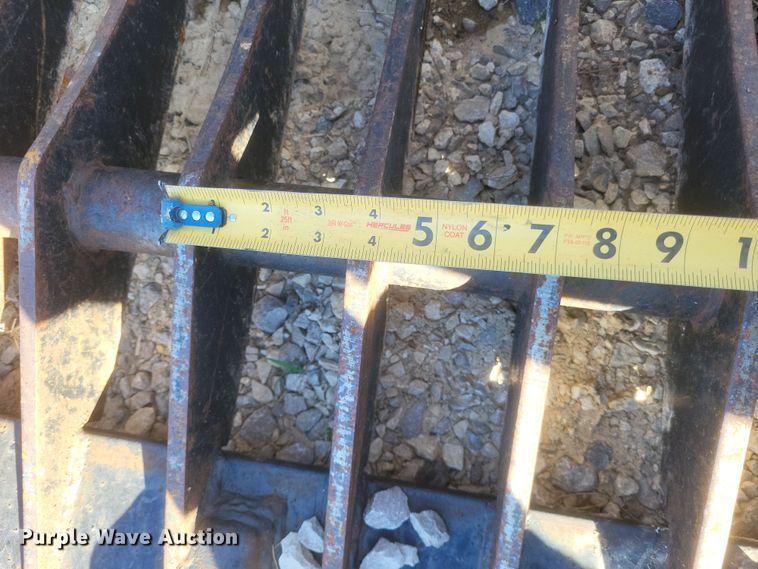 image for item DK1197 79" W skid steer rock grapple bucket