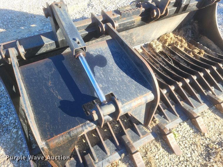 image for item DK1197 79" W skid steer rock grapple bucket