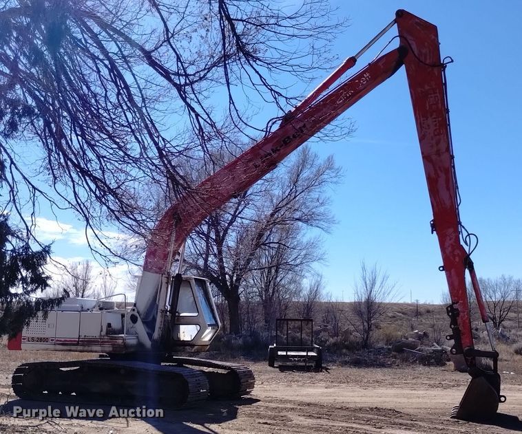 image for item DK8879 1990 Link Belt LS-2800C Series II  long reach excavator