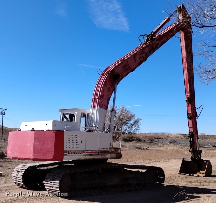 image for item DK8879 1990 Link Belt LS-2800C Series II  long reach excavator