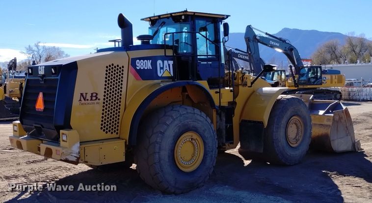 image for item DK8880 2014 Caterpillar 980K  wheel loader