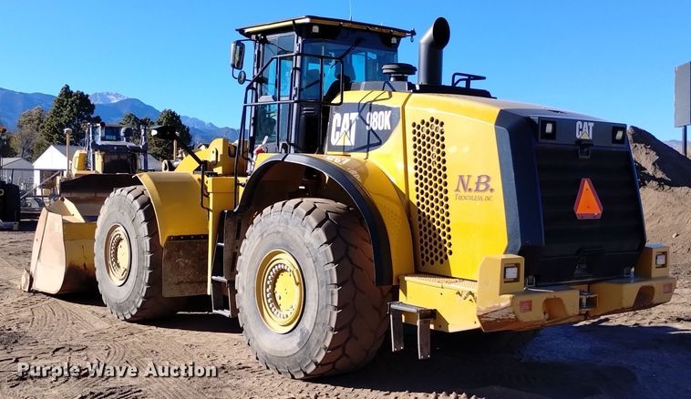 image for item DK8880 2014 Caterpillar 980K  wheel loader
