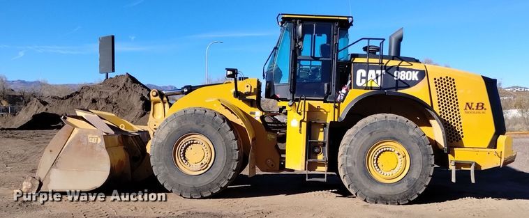 image for item DK8880 2014 Caterpillar 980K  wheel loader