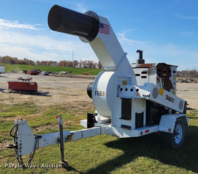 image for item DL7744 Tarco Windy Series Fort Miller FAB  leaf vacuum trailer