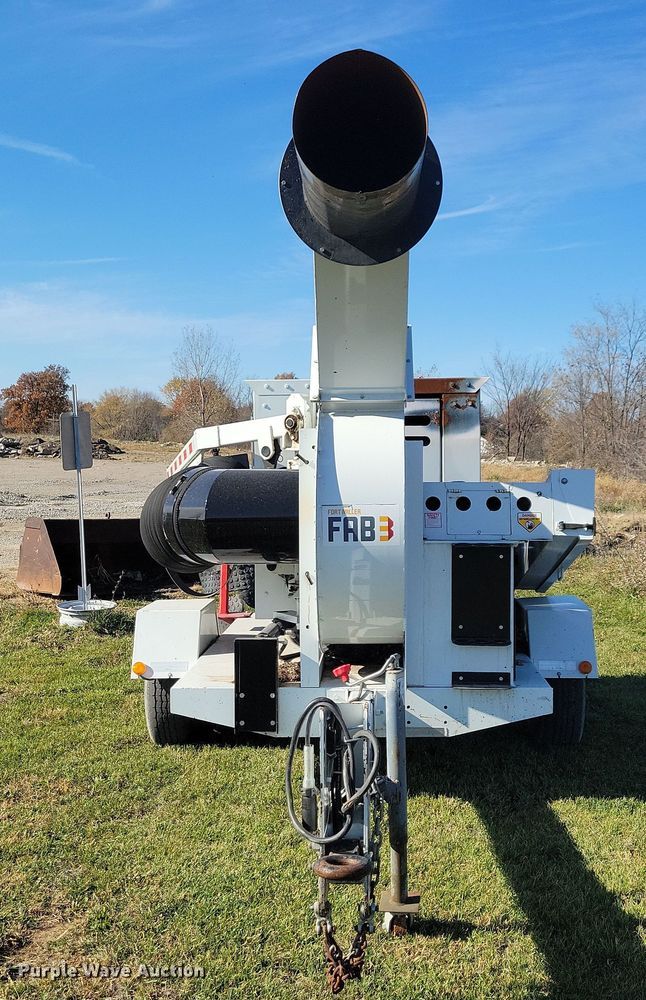 image for item DL7744 Tarco Windy Series Fort Miller FAB  leaf vacuum trailer