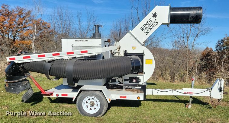 image for item DL7744 Tarco Windy Series Fort Miller FAB  leaf vacuum trailer